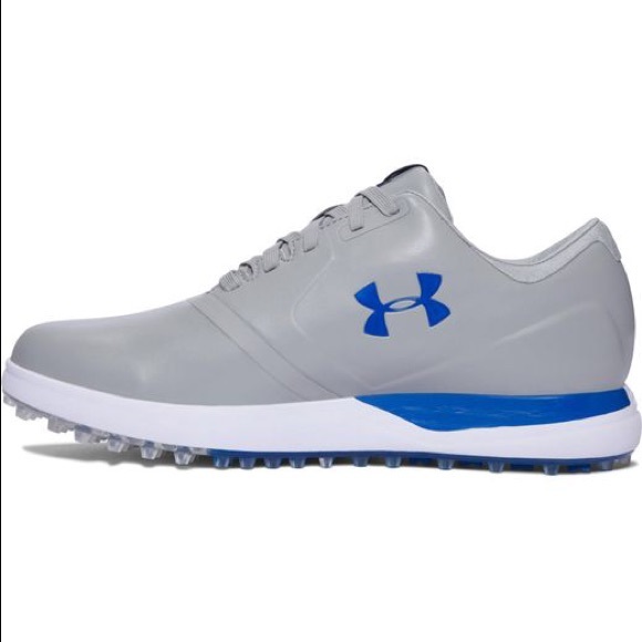 blue under armour golf shoes